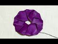 Super Easy Ribbon Flower Making - Hand Embroidery Amazing Trick with Ribbon - DIY Craft Ideas