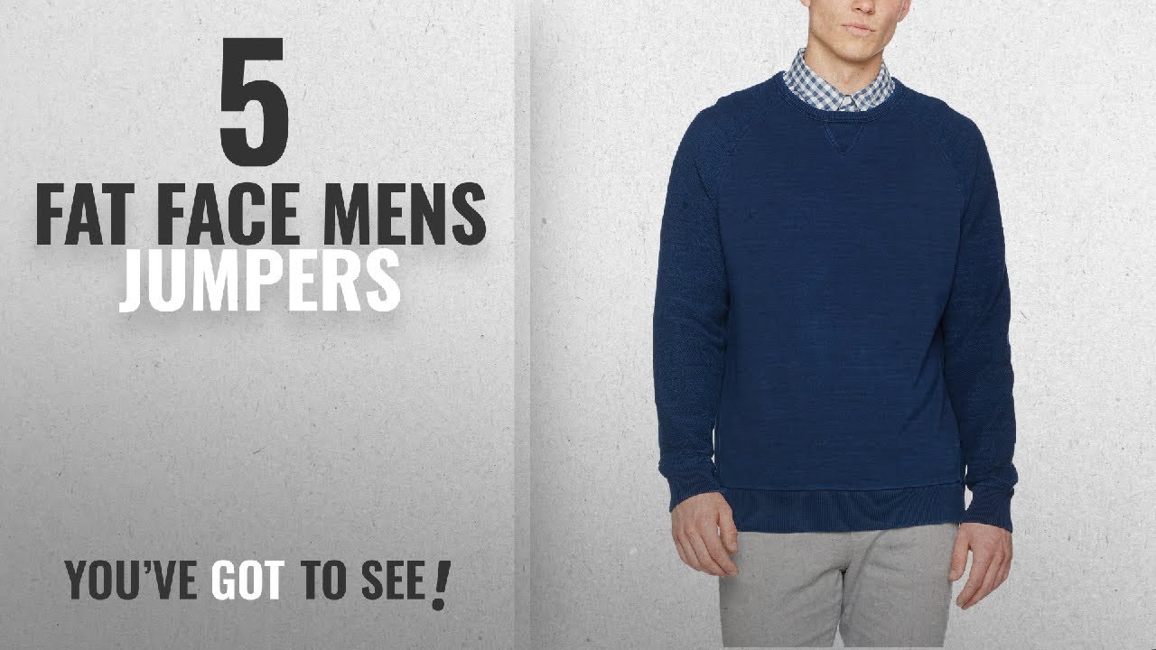 Top 10 Fat Face Mens Jumpers [2018] Fat Face Men's Steventon Raglan