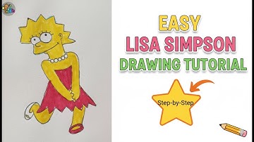 How to Draw Lisa Simpson The Simpsons