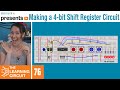 How to Make a 4-bit Shift Register Circuit - The Learning Circuit