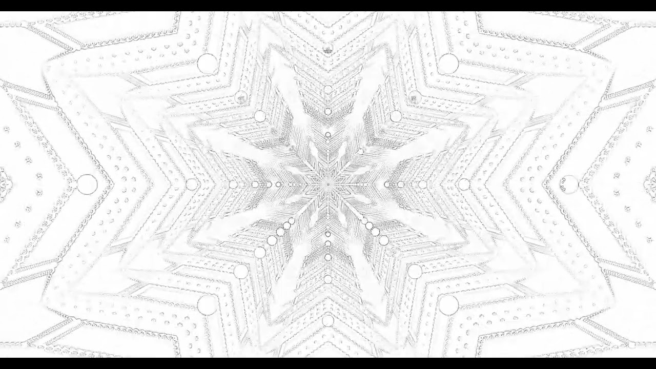 10 hours white geometric neon tunnel kaleidoscope 4k uhd 60fps screensaver windows 11 vj loop