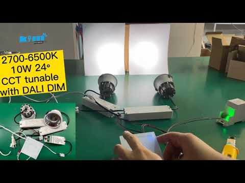 2700-6500K Changeable led downlight with Dali driver