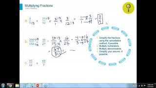 General Math 1 Unit 2: Fractions - Part 3 Multiplying & Dividing Fractions