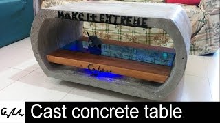 That was made just because I love industrial design!! As you remember, I have already made a “concrete look” table before! The one 