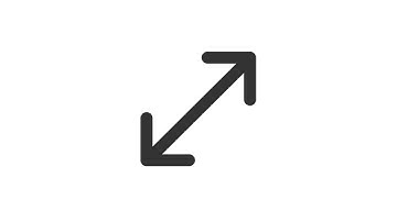 Animated enlargement linear ui icon