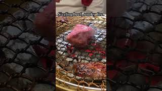 Grilling Beef Over Charcoal in a Traditional Brazier | Korean BBQ Style