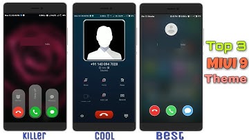 Top 3 Themes Change Call Screen For MIUI 9
