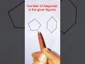 Number of diagonals in a polygon #maths #polygon #geometry #tntet #tnpsc