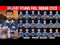 Gujarat Titans Full Squad 2023 | GT Team After Auction | Hardik Pandya, Kane Williamson, Rashid Khan