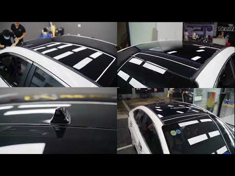 Video Dán nóc đen panorama l Có nên dán nóc xe màu đen | Chi... - youtube