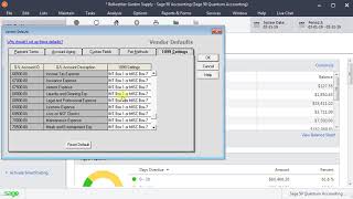 Sage 50 US (Peachtree) - Preparing for 1099s with the 1099 Vendor Report