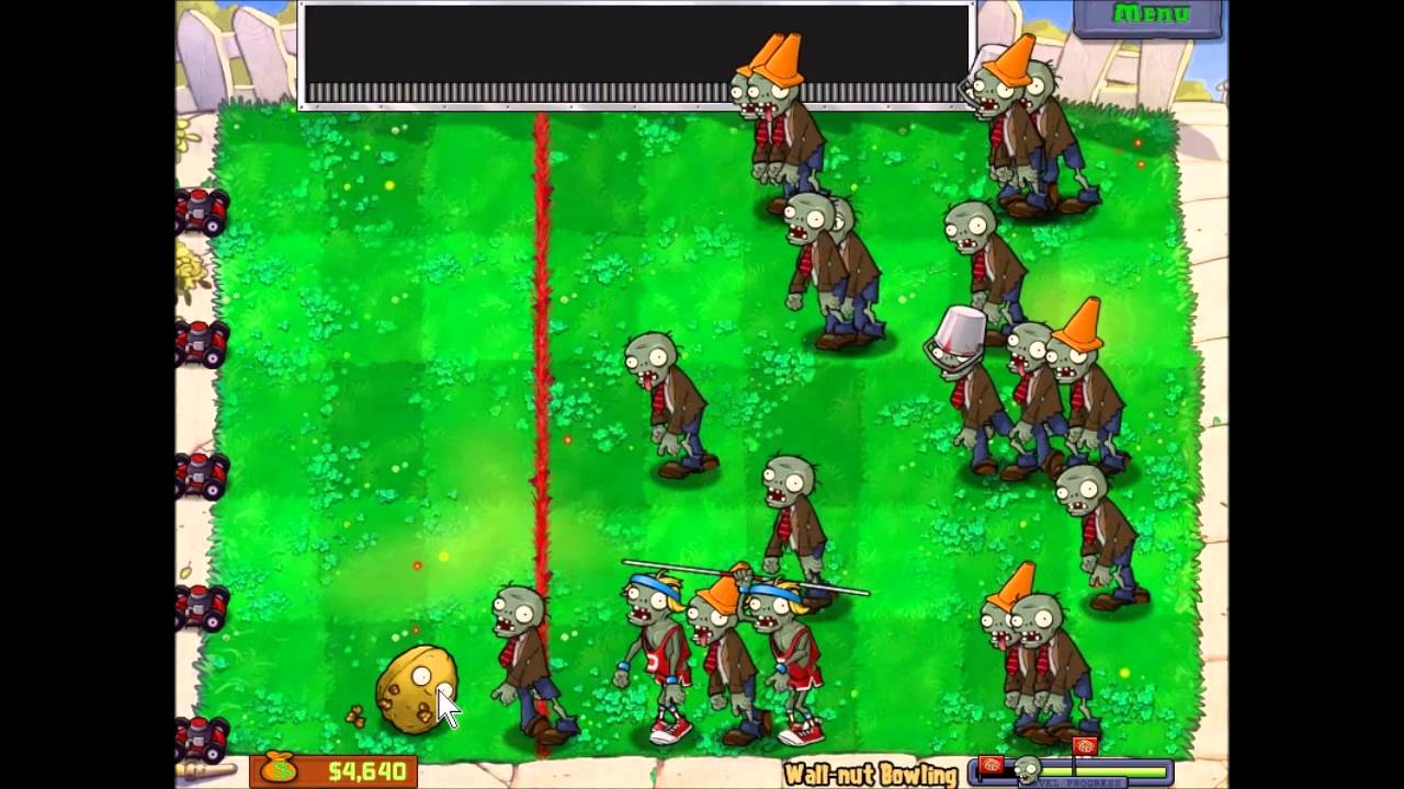 Let's Play Plants Vs. Zombies Part 6: Tired Mini-Games - YouTube