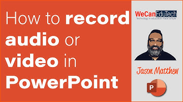 How to Add/Record Audio and Video over PowerPoint Slides