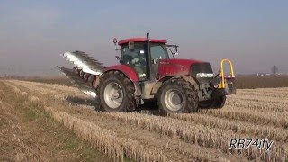 Case Ih Puma 215 Kuhn Master 100 6-Furrow - Ploughing 2015