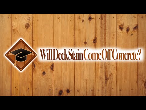 What To Use To Remove Wood Stain From Concrete