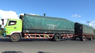 FULL GANDENGAN,,!! TRUK GANDENG HINO 500 [KOMPILASI] [F683]