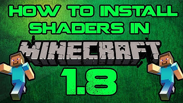 HOW TO INSTALL SHADERS IN MINECRAFT 1.8(2016)