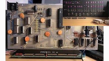 STB427 - Altair 8800 - Part 52 - MITS 88 SIOB Serial TTL Card - Initial testing