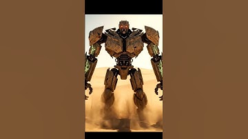 Desert Bus Transforms Into a Transformer Robot #shorts #transformation #transformers #robot #usa