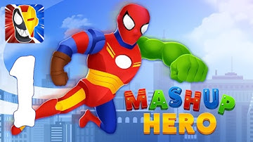 Mashup Hero - Gameplay Walkthrough Part 1 All Levels 1-8 (Android, IOS) #1