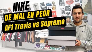 nike AIR FORCE ONE SUPREME vs TRAVIS SCOTT unboxing y REGALO OUTFIT #nike #af1 #supreme #ecuador