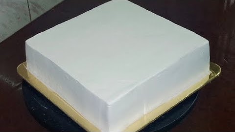 Sharp Edge on a square cake!!! | Easy method | #chikkuscakes #celebratethemoment