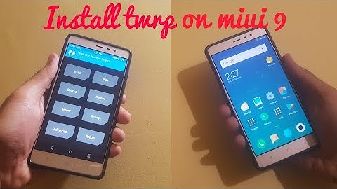 How to install twrp official on miui 9 stable official on the redmi note 3