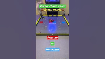Spartan vs Whiplash  🟤Shield Power🟤 Hexbug Battlebots  #hexbugbattlebots #hexbugvideos #battlebots