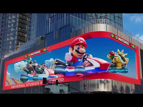 SUPER NINTENDO WORLD? 3D Billboard