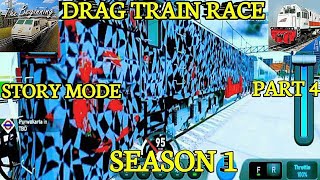 DRAG TRAIN RACE II THE BEGINNING II STORY MODE II #PART4 II INDONESIAN TRAIN SIMULATOR screenshot 2