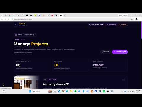 PORTFOLIO WEBSITE PRESENTATION — TASK 3 | Rizqi Zamzami | SMKN 1 Kota Pasuruan