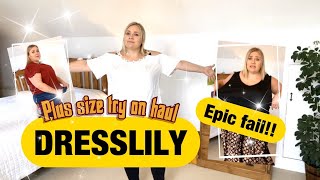 DRESSLILY Plus Size Try On Haul | UK Size 24 | Apple Shape Fashion | *Epic Fail* screenshot 1