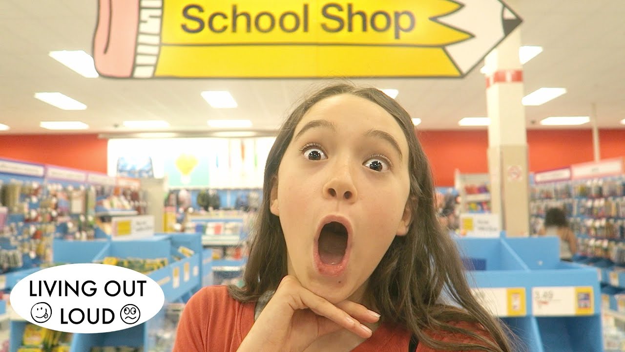 Shop With Me For Back To School Supplies | Shopping & Hauls | Living Out Loud Vlog