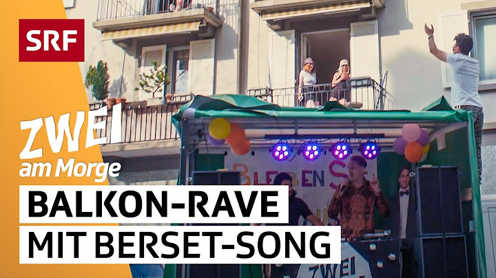 Balkon-Rave für euch zuhause | SRF Zwei am Morge