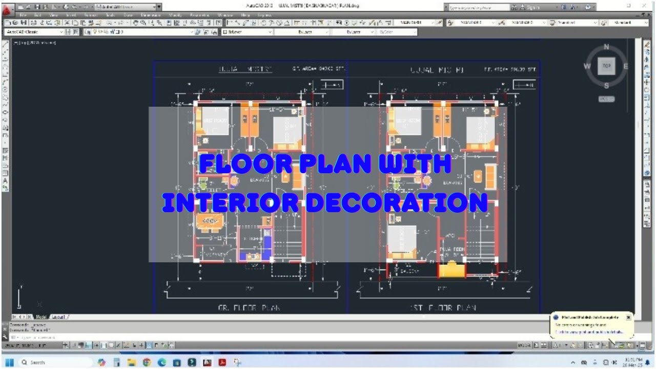 Floor Plan Interior Decoration and analysis l ফ্লোর প্ল্যান এর ...