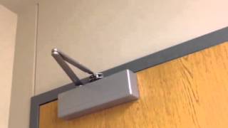 Update on the two Sargent door closers at my school