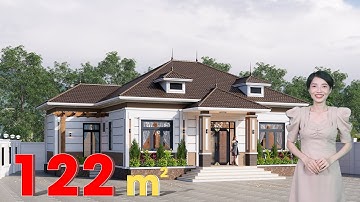 1,3 tỷ TRỌN GÓI biệt thự vườn MÁI NHẬT cấp 4 QUÁ RẺ mà ĐẸp do MAXHOME thiết kế thi công | MH01928