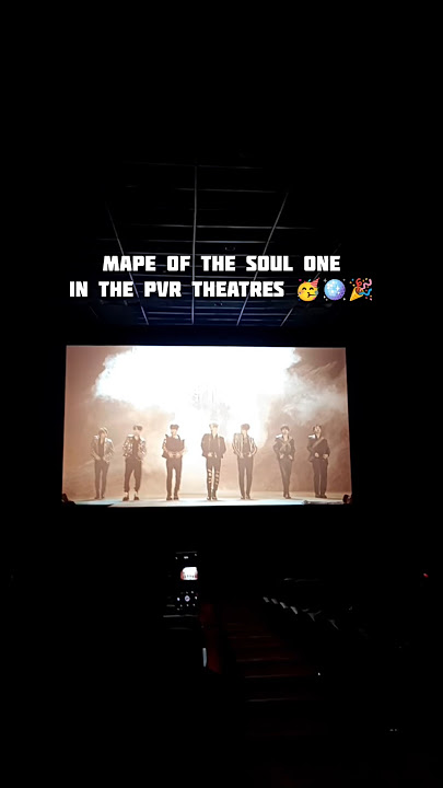 Watched MAP OF THE SOUL ON:E in the PVR theatre, living the fangirl era to the fullest.🥹🌌🔮💜🪻