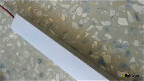 Lightstec Led linear light with led aluminum profile 2007 demo video