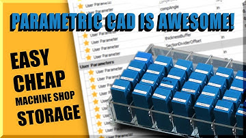 How to Make a Tool Storage Rack Using Parametric CAD | WW265