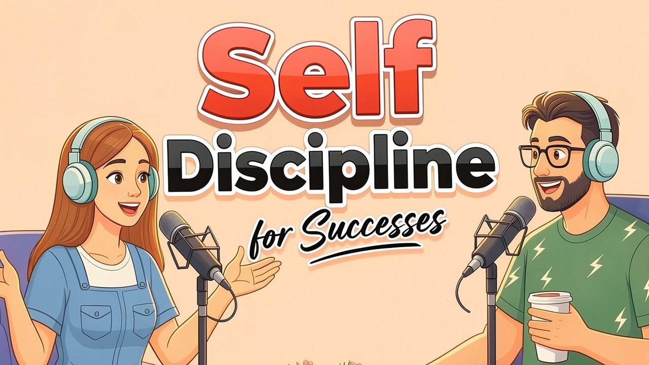 Easy English Podcast For Learning English | How To Be Disciplined | Shadowing practice | Real life