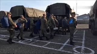 Минобороны РФ показало кадры вывода российских солдат и техники из Карабаха, Азербайджан