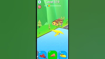 Shape-Shifting Gameplay Level-519 ! All Levels games Walkthrought android ios#shorts#shapeshifting