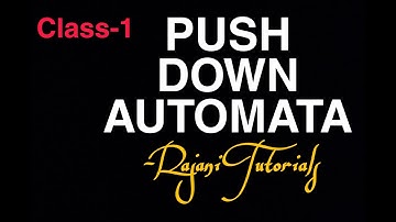 Formal Languages and Automata Theory | Flat | Class-1 | Rajani Tutorials