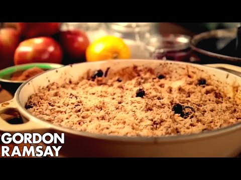 Apple and Cranberry Crumble - Gordon Ramsay