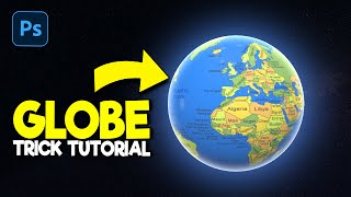 How to Make a Globe in Photoshop | Photoshop Shorts Tutorial