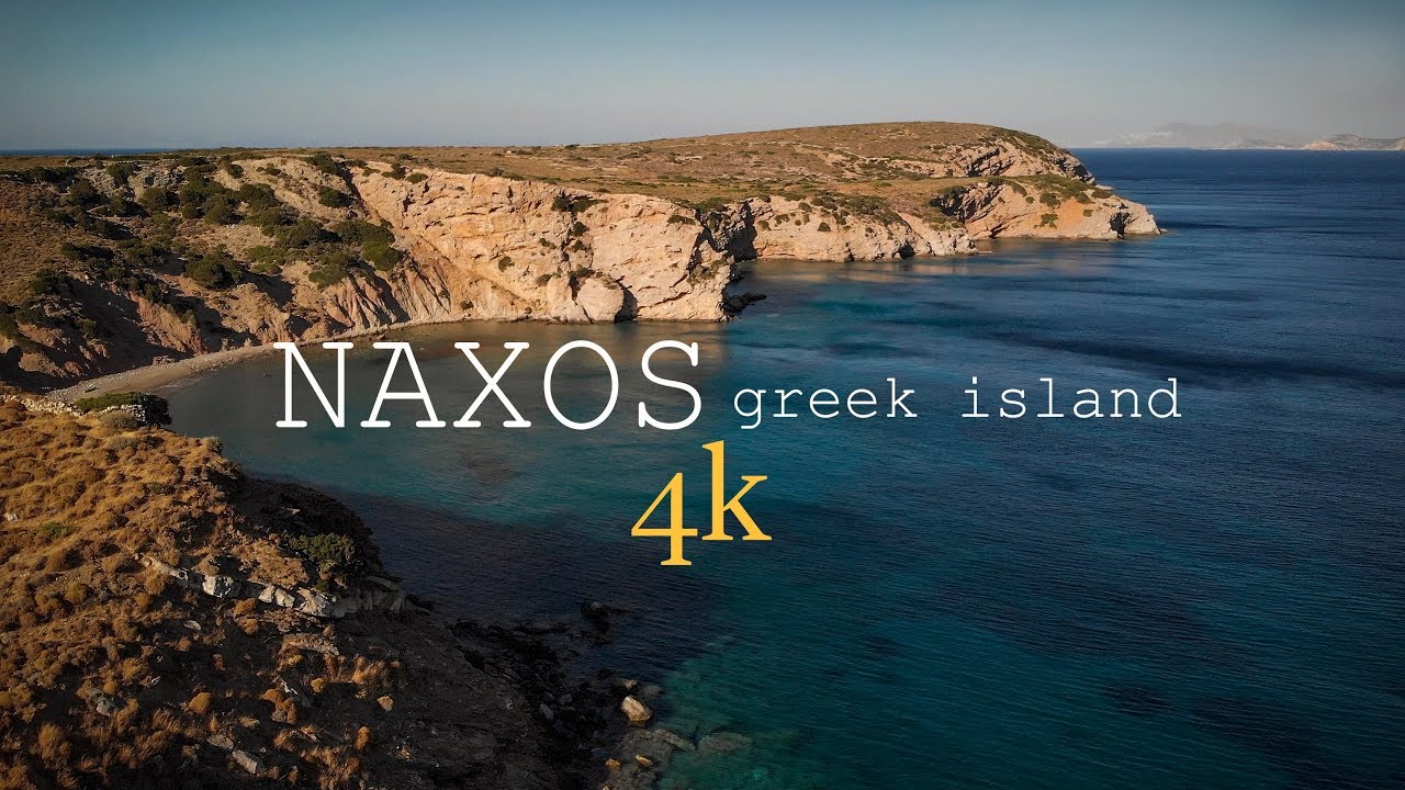 Naxos, greek island, 4k