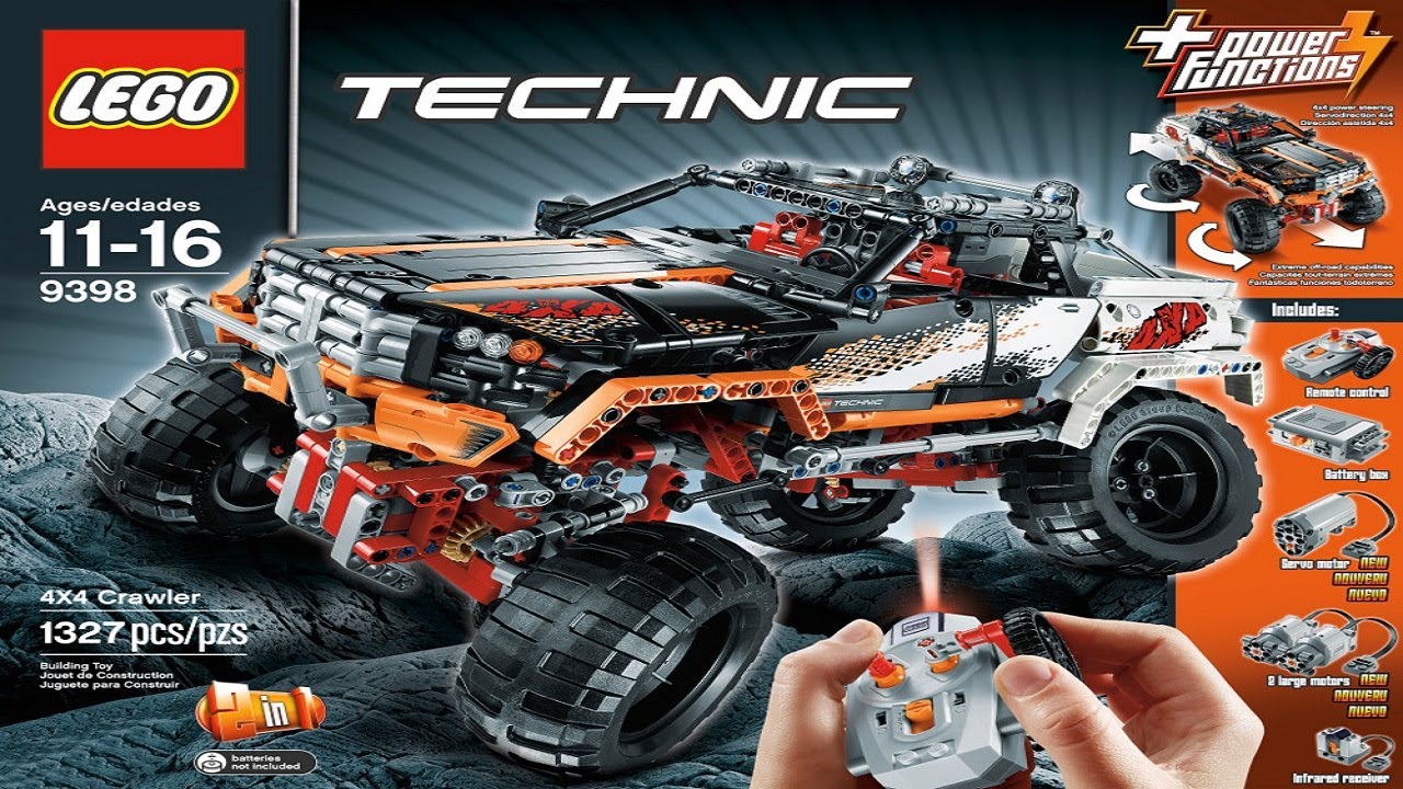 Tecnologia LEGO TECHNIC 3 pezzi recipe per Extreme Offroader 9398 istruzioni 