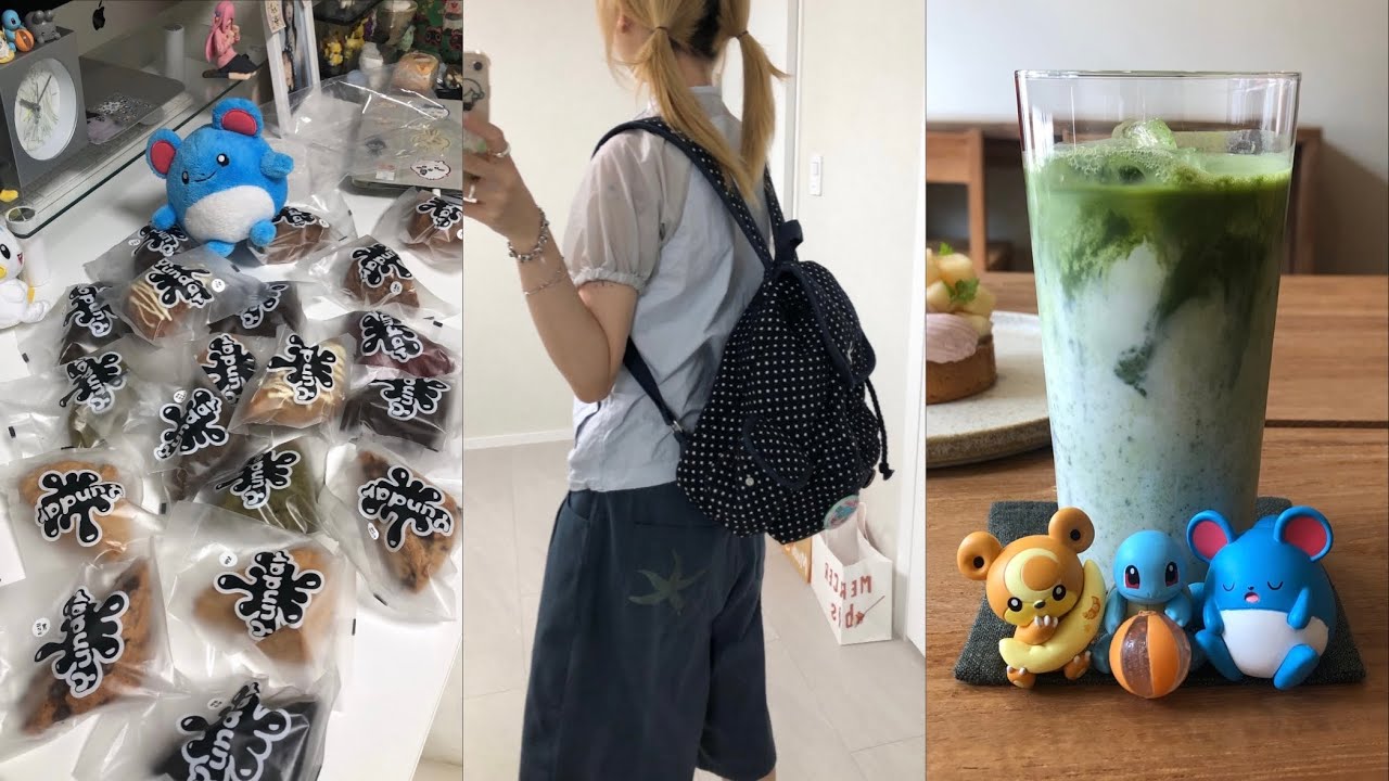 스콘 10만 원어치 구매하고 말차라떼에 빠진 생일 브이로그 ! 