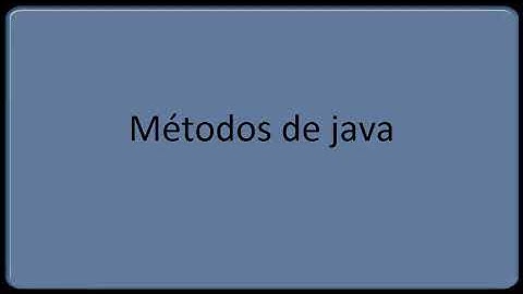 VIDEO JAVA